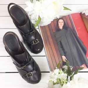 See By Chloe Dark Brown Slingback Clogs 38